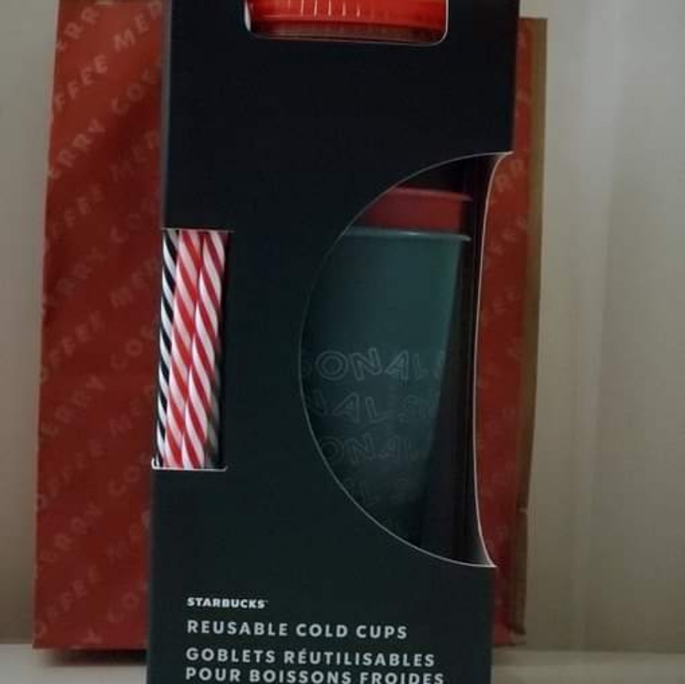 New Starbucks 2019 holiday reusable cold cups